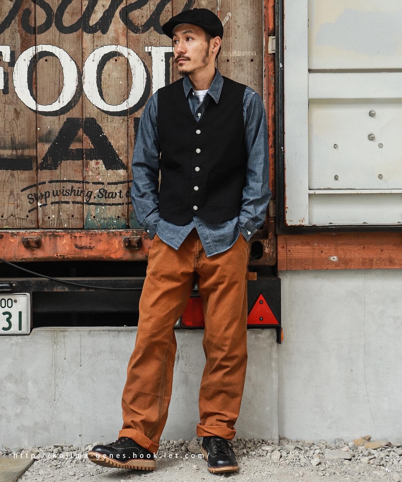 Fujikinbai Dusty Painter Pants / 富士金梅ダスティーペインターパンツ