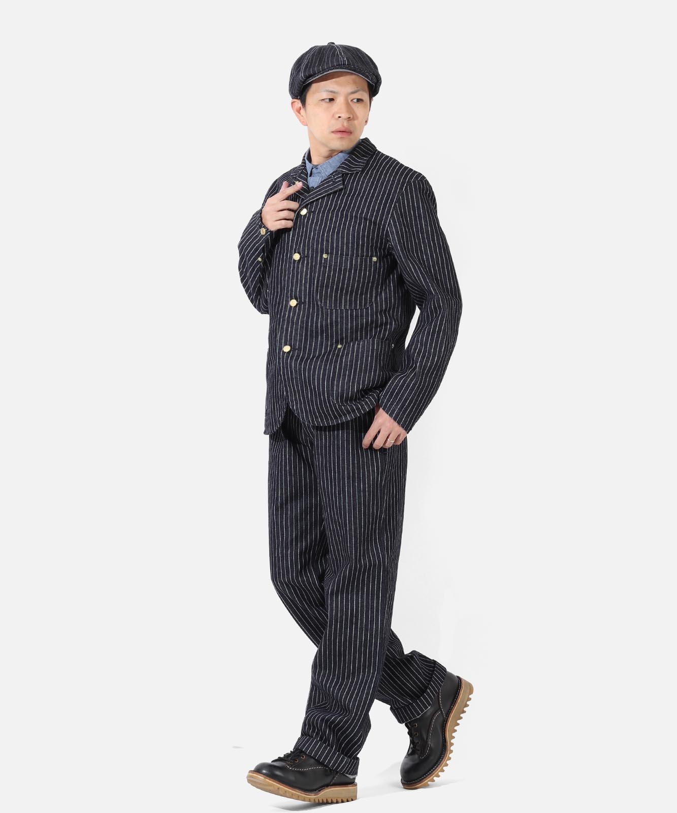 Denim & Wabash Trousers / デニム＆ウォバッシュ トラウザーパンツ
