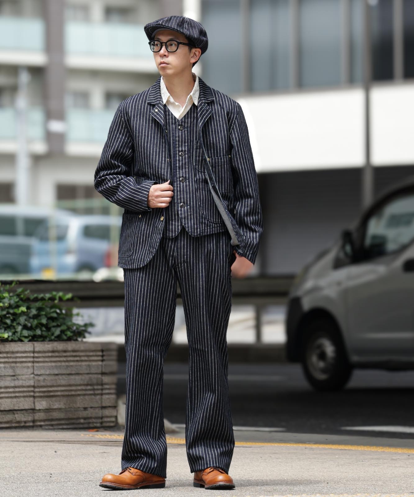 Denim & Wabash Trousers / デニム＆ウォバッシュ トラウザーパンツ