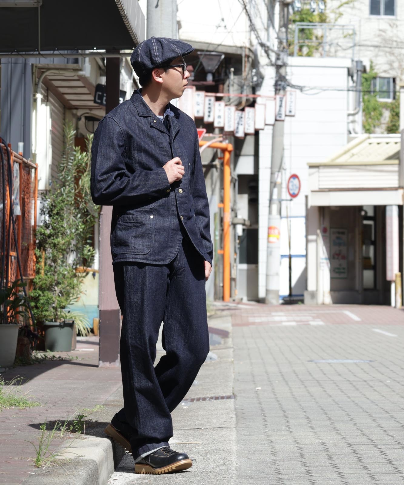Denim & Wabash Trousers / デニム＆ウォバッシュ トラウザーパンツ