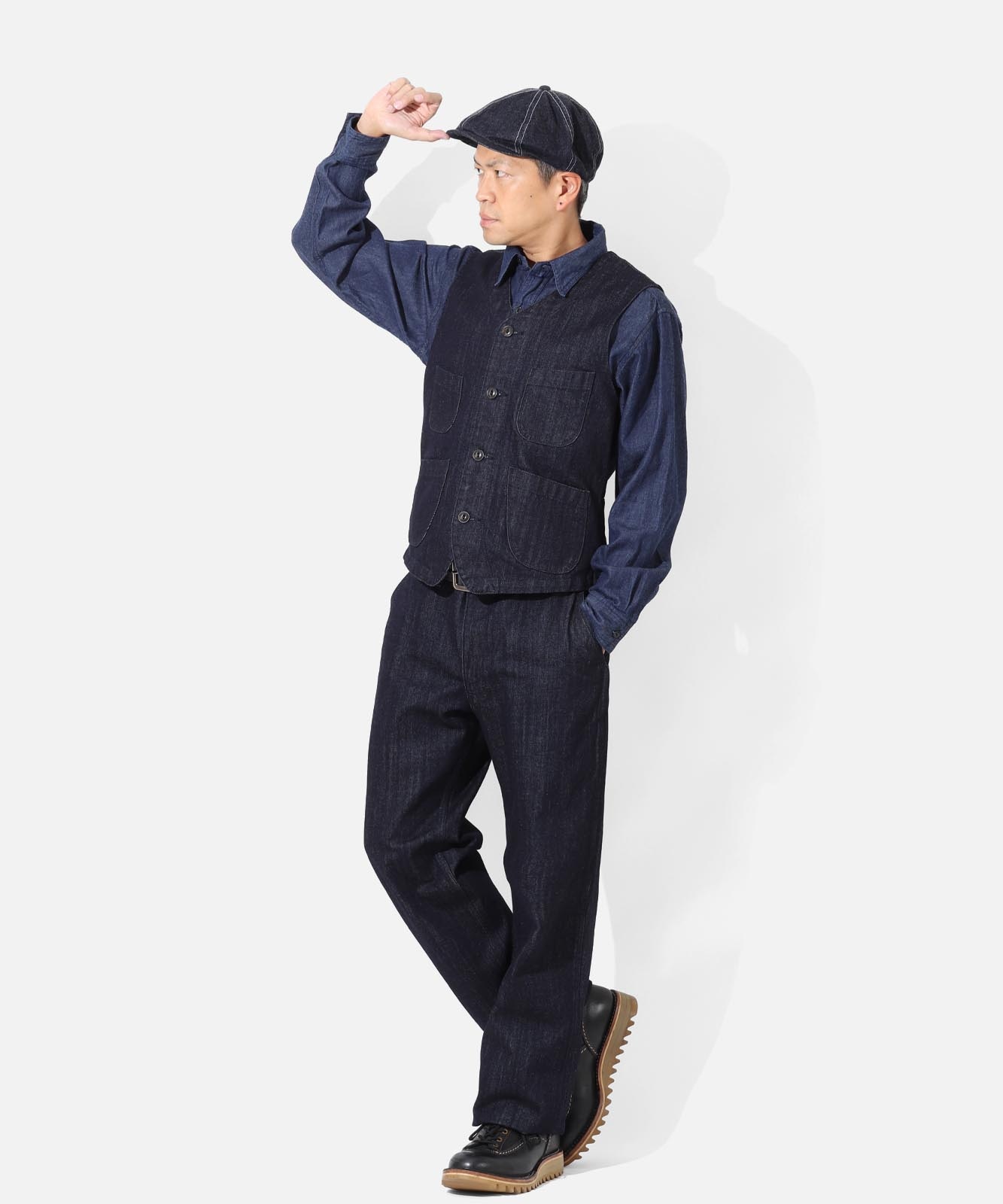 Denim & Wabash Trousers / デニム＆ウォバッシュ トラウザーパンツ