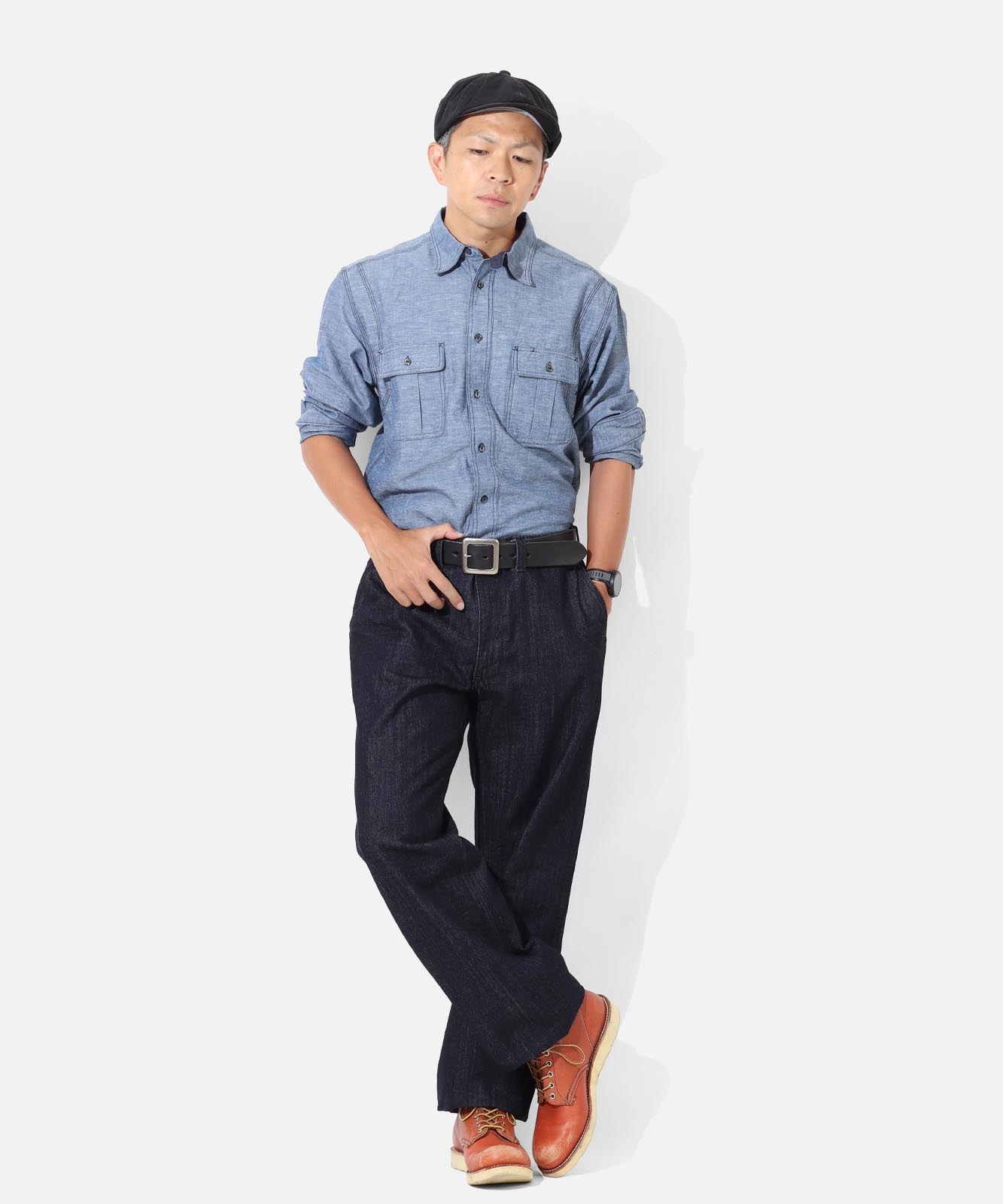 Denim & Wabash Trousers / デニム＆ウォバッシュ トラウザーパンツ