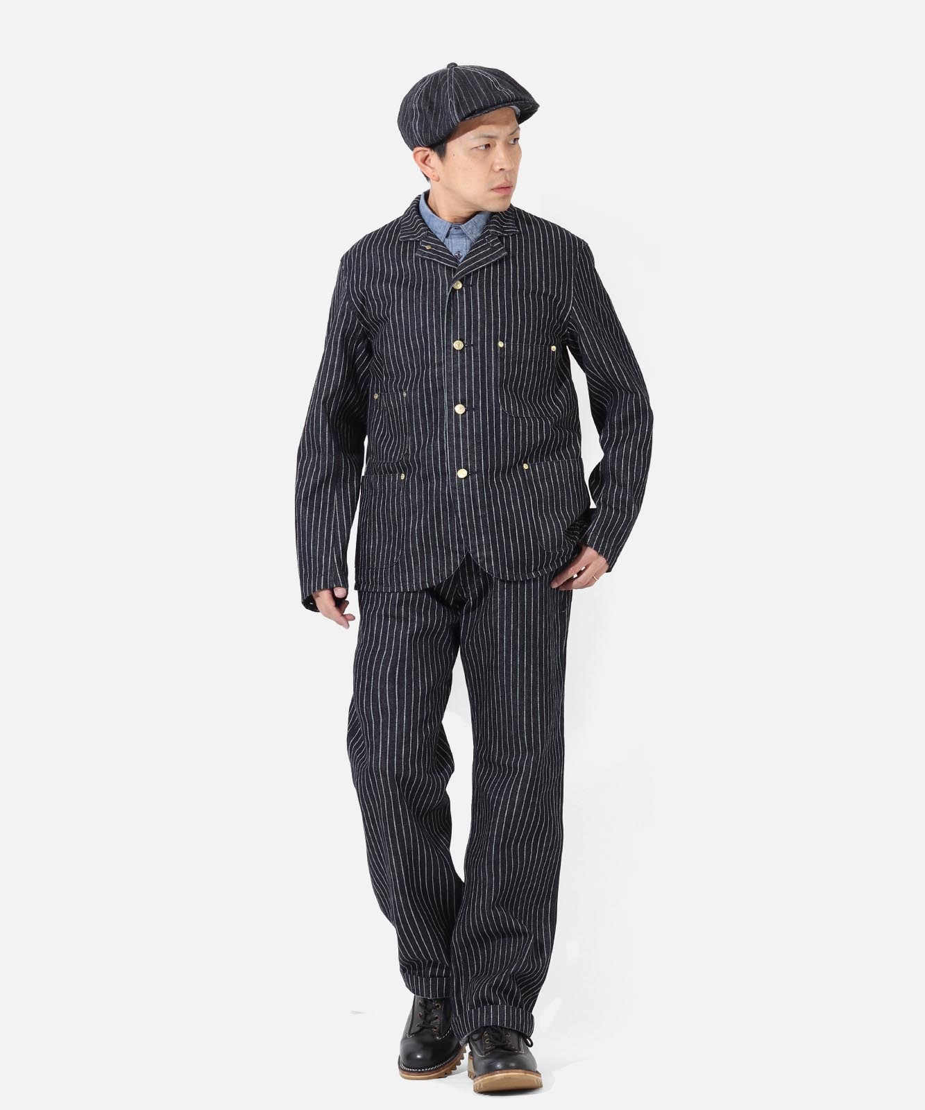 Denim & Wabash Trousers / デニム＆ウォバッシュ トラウザーパンツ