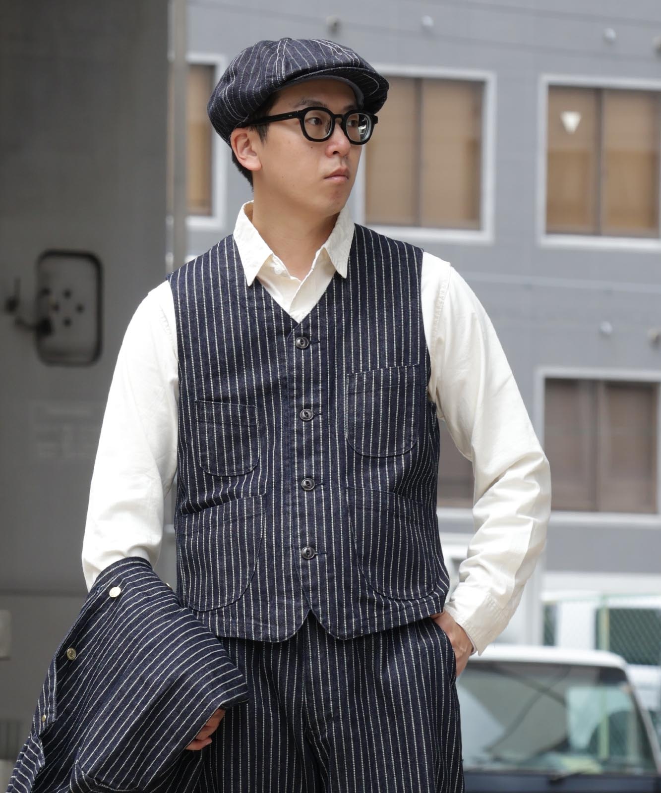 Denim & Wabash Work Vest / デニム&ウォバッシュ ワークベスト Denim & Wabash Work Vest / デニム&ウォバッシュ ワークベスト