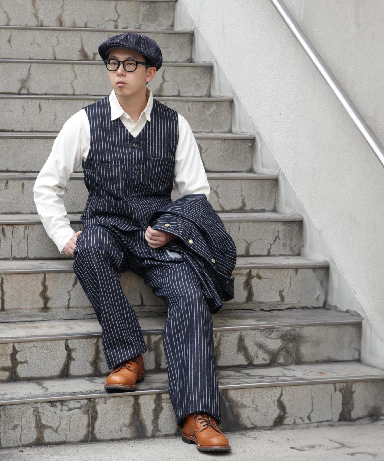 Denim & Wabash Work Vest / デニム＆ウォバッシュ ワークベスト