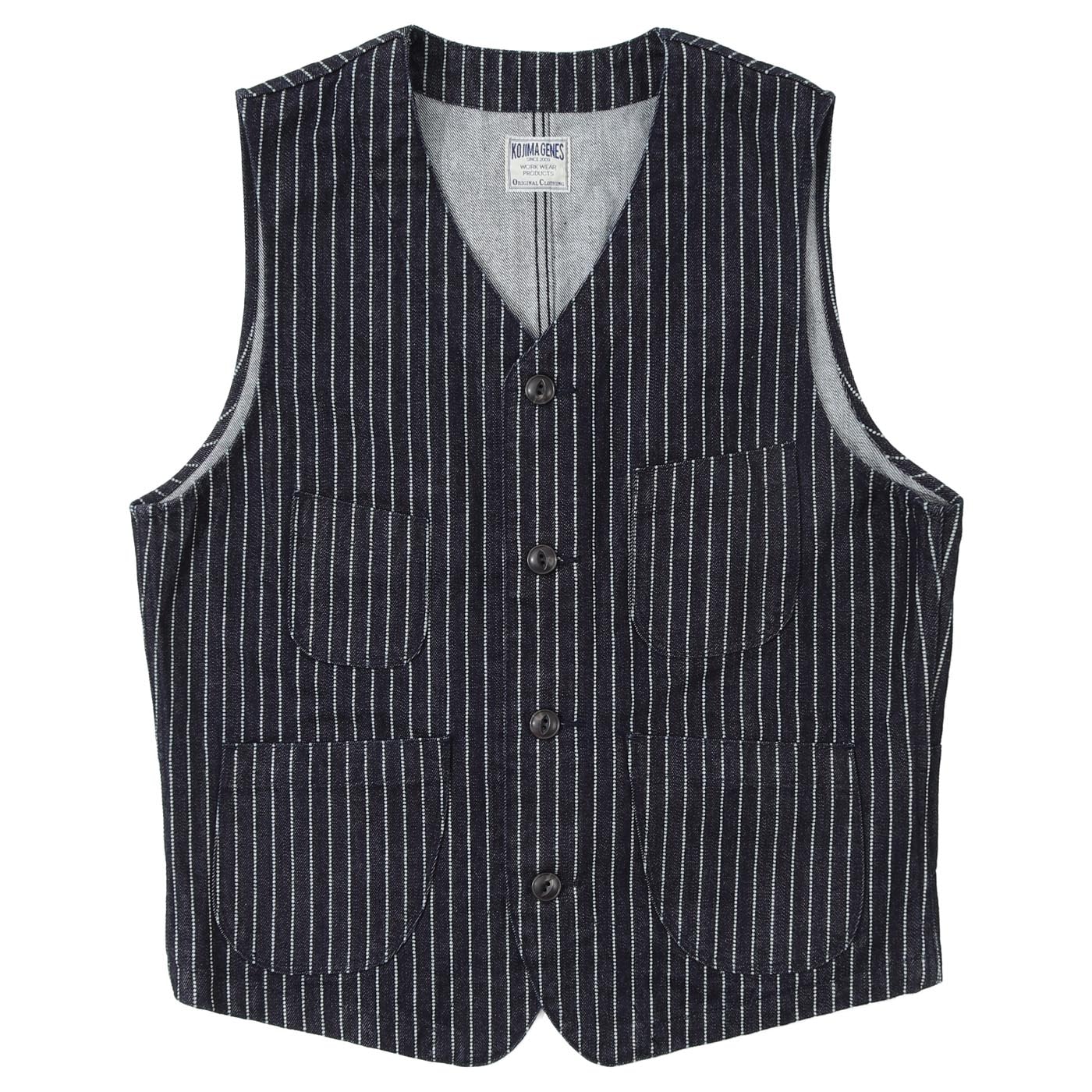 Denim & Wabash Work Vest / デニム＆ウォバッシュ ワークベスト