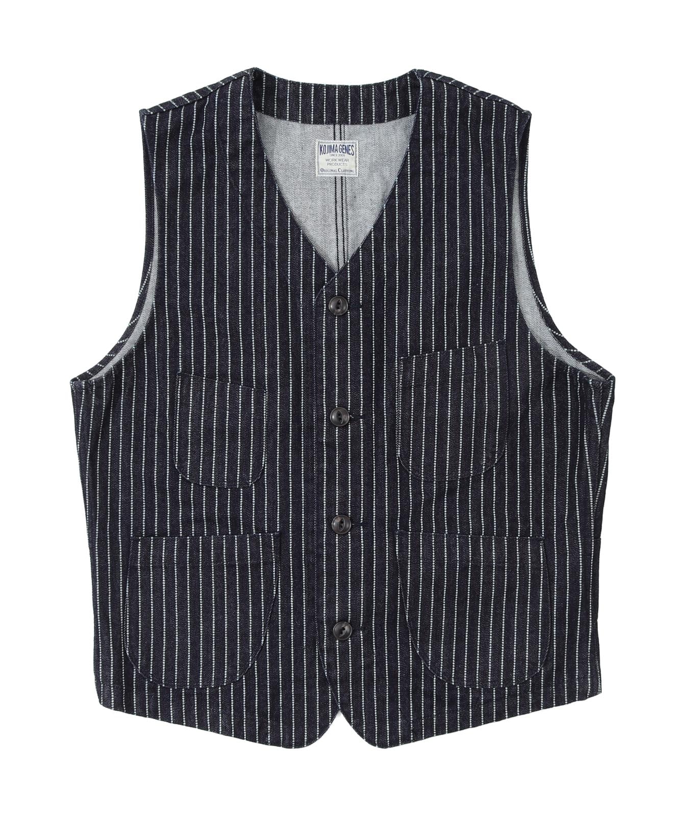 Denim & Wabash Work Vest / デニム&ウォバッシュ ワークベスト Denim & Wabash Work Vest / デニム&ウォバッシュ ワークベスト