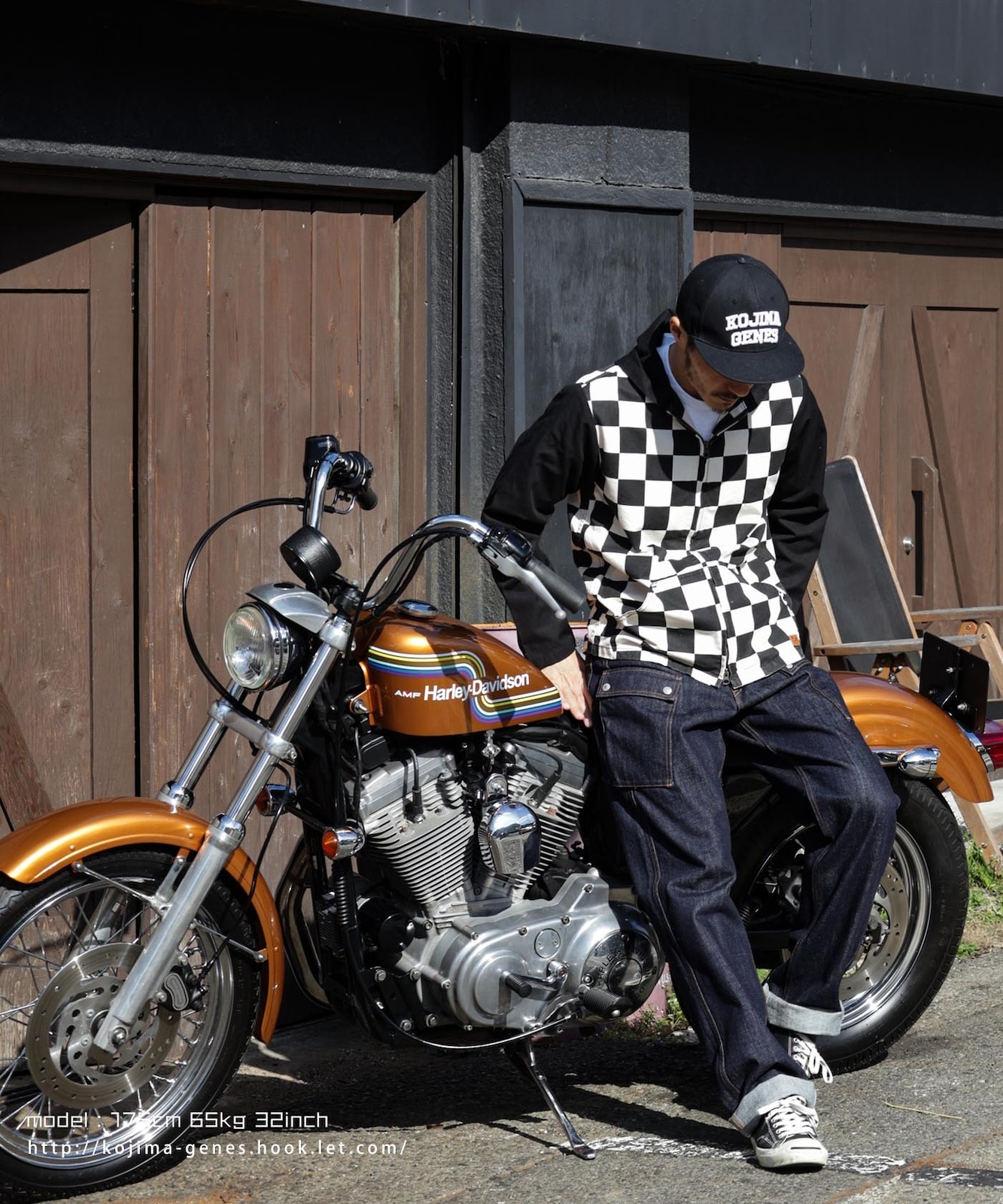 Denim Wide Cargo Pants / デニムワイドカーゴパンツ