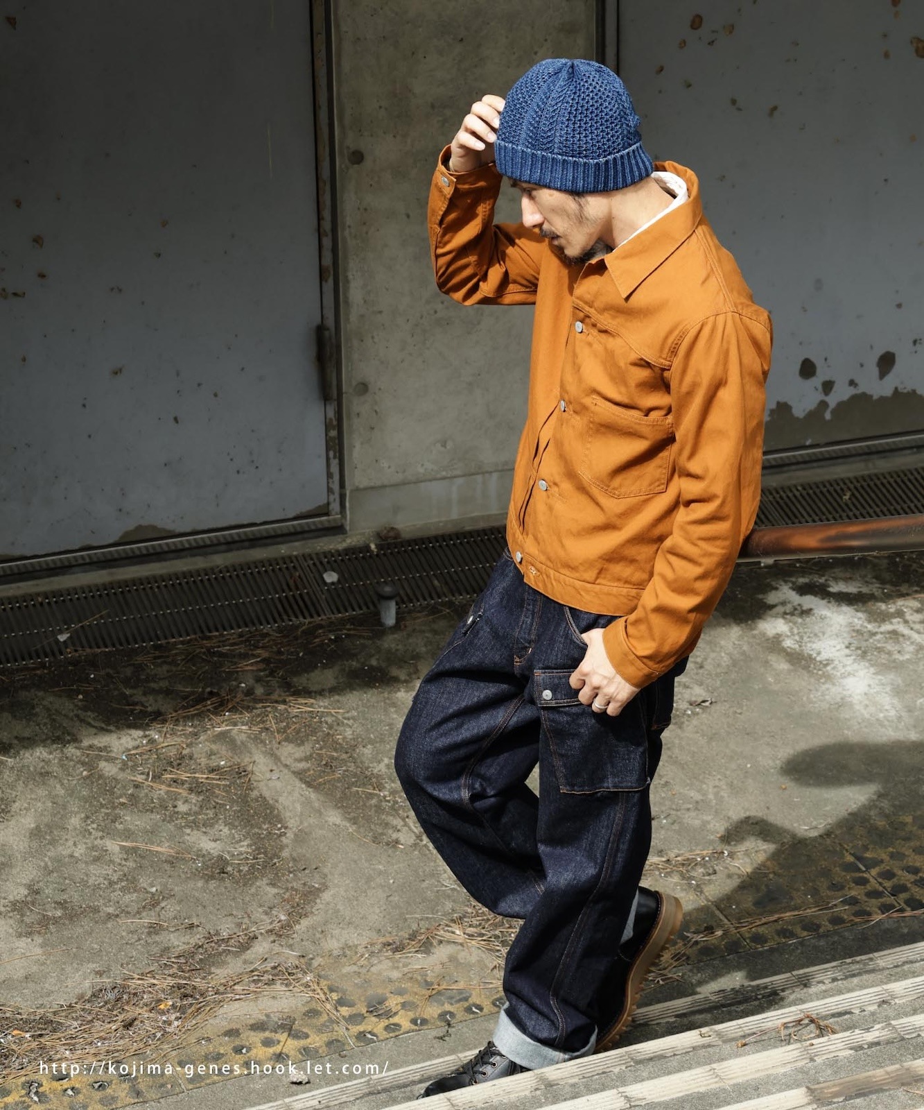 Denim Wide Cargo Pants / デニムワイドカーゴパンツ