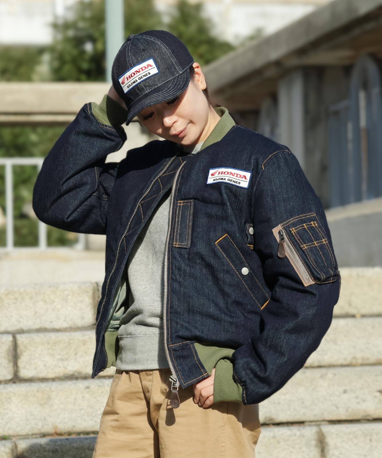 RRL　缶バッジ　ピンバッジ　財布　キャップ　デニム　ベルト Honda Collab 6 Panel Cap / ホンダコラボ 6パネルキャップ | 2026