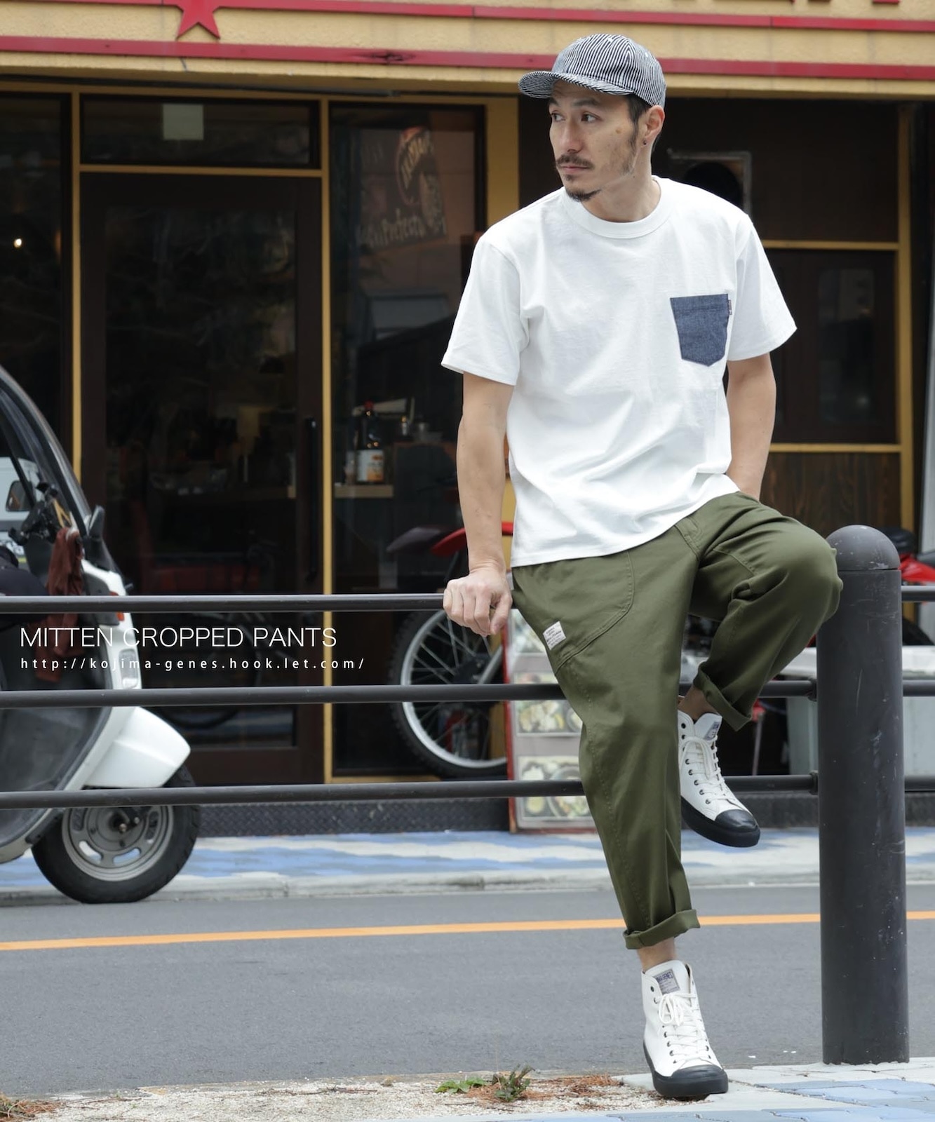 mitten cropped pants / ミトンクロップドパンツ