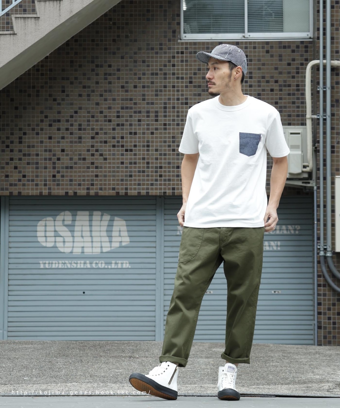 mitten cropped pants / ミトンクロップドパンツ | Work Pants,Half