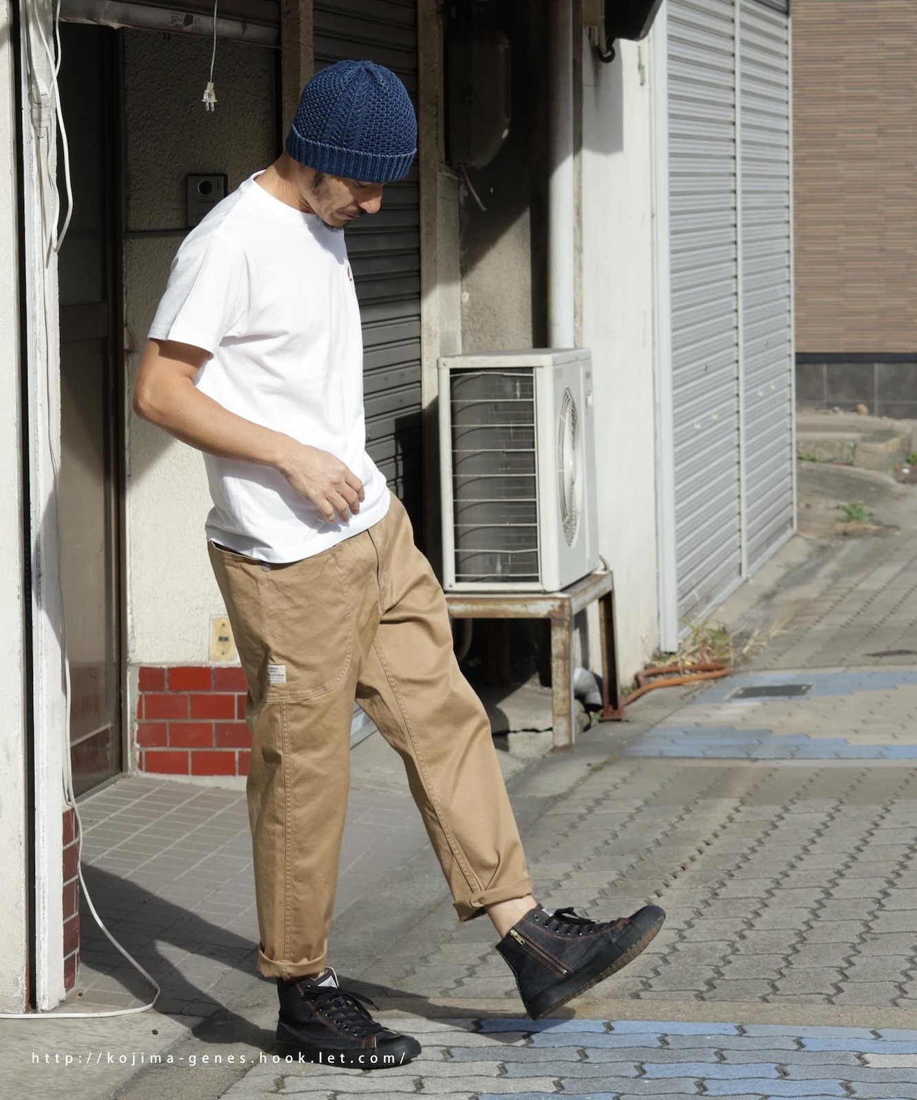 mitten cropped pants / ミトンクロップドパンツ