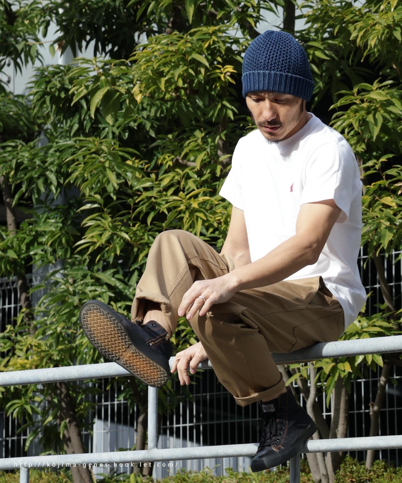 mitten cropped pants / ミトンクロップドパンツ