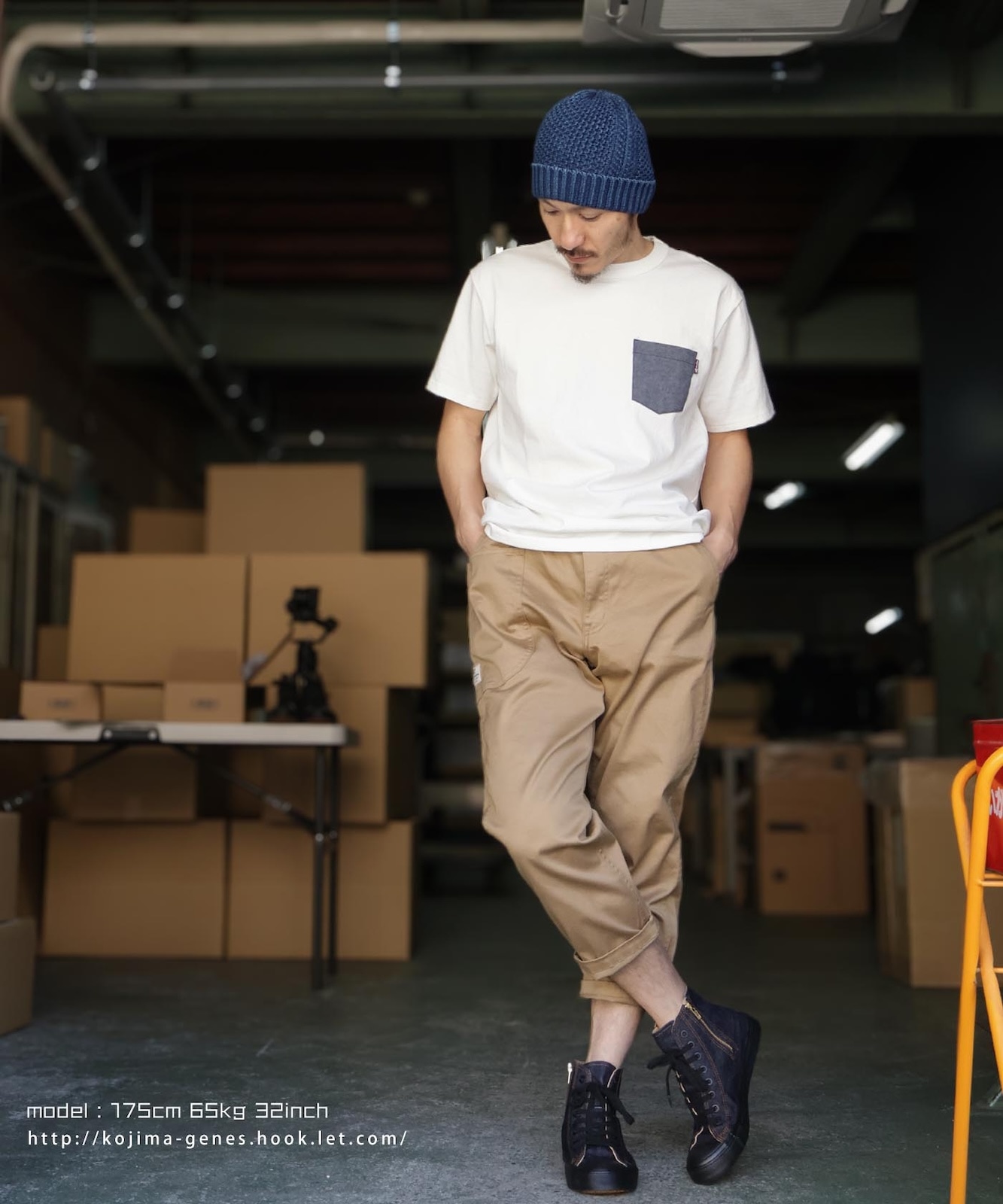 mitten cropped pants / ミトンクロップドパンツ | Work Pants,Half