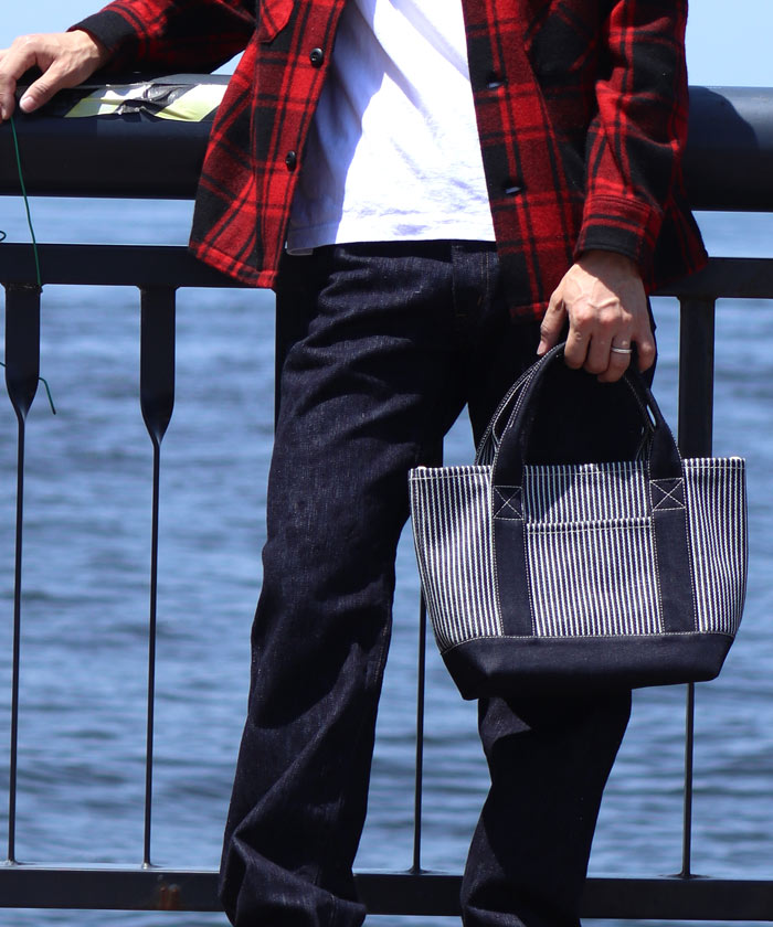 21oz Hickory Combo Tote Bag M Size / 21oz ヒッコリーコンボトートバッグ  Mサイズ