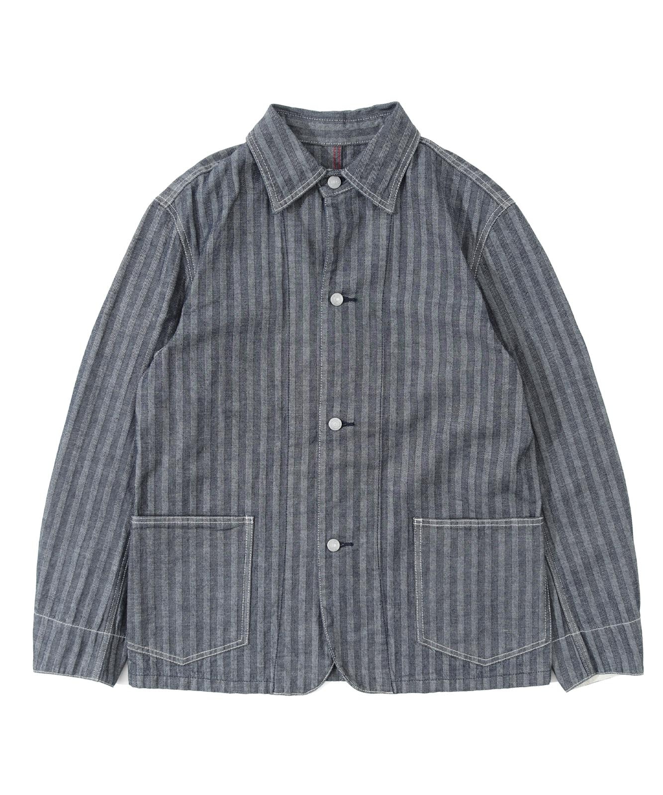 Herringbone Coverall / ヘリンボーン カバーオール | Tops | | 児島