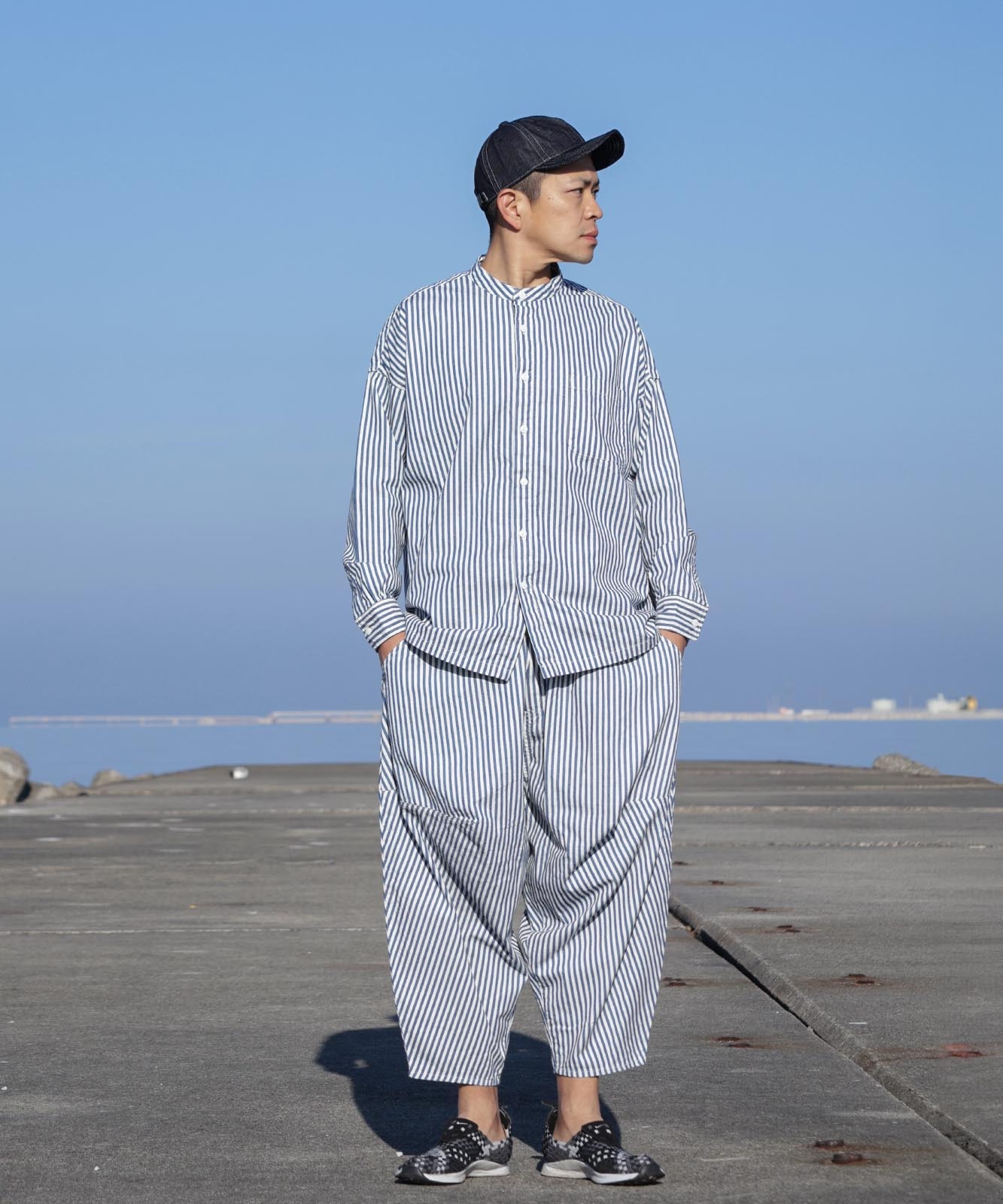 Hickory Balloon Pants 2 by LELAX / ヒッコリーバルーンパンツ2 by