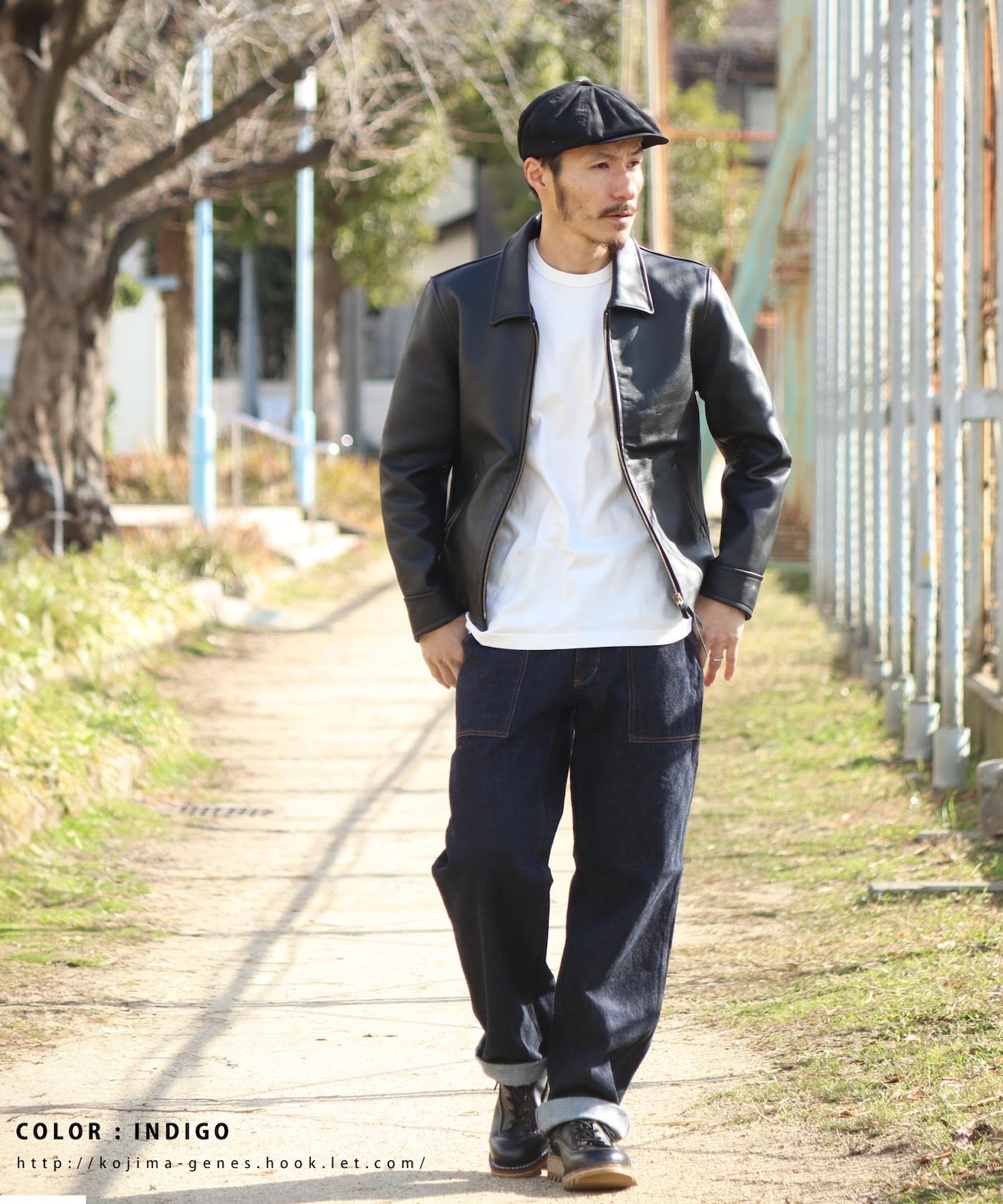 児島ジーンズ 新品未使用 RNB-1329 ベージュ ワークパンツ サイズ36 児島ジーンズ KOJIMA GENES デニム ワークパンツ ベーシック