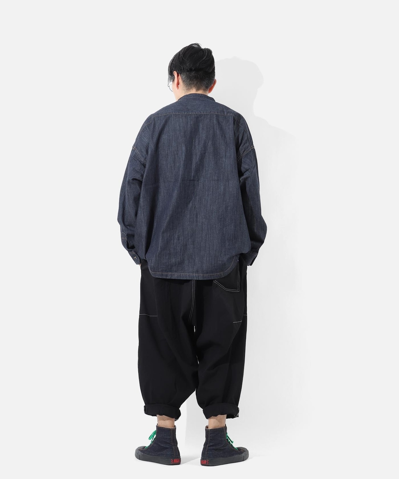 ひできページ フラッグシップ Scrub Canvas Club:ブラック・ジャックスクラブトップス(男女兼用