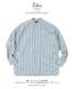 Big Silhouette No Collar Hickory Shirt by LELAX / ӥå륨åȥΡ顼ҥå꡼ by LELAX