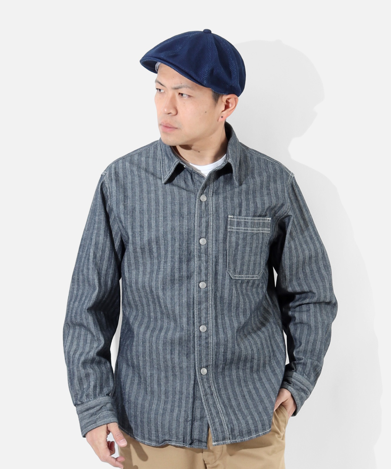 Sashiko Casket / 刺し子キャスケット | Goods | | 児島ジーンズ・公式