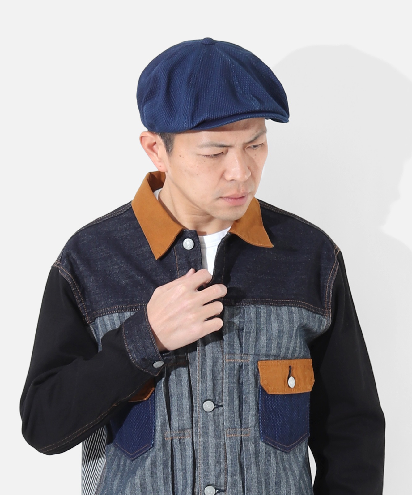 Sashiko Casket / 刺し子キャスケット | Goods | | 児島ジーンズ・公式