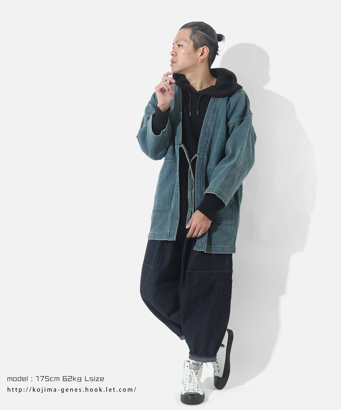 Sashiko Denim Hanten Usedwell / ɤҥǥ˥ȾŻ 桼ɥ