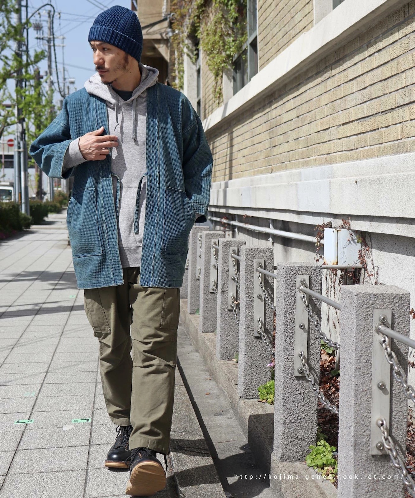 Sashiko Denim Hanten Usedwell / ɤҥǥ˥ȾŻ 桼ɥ