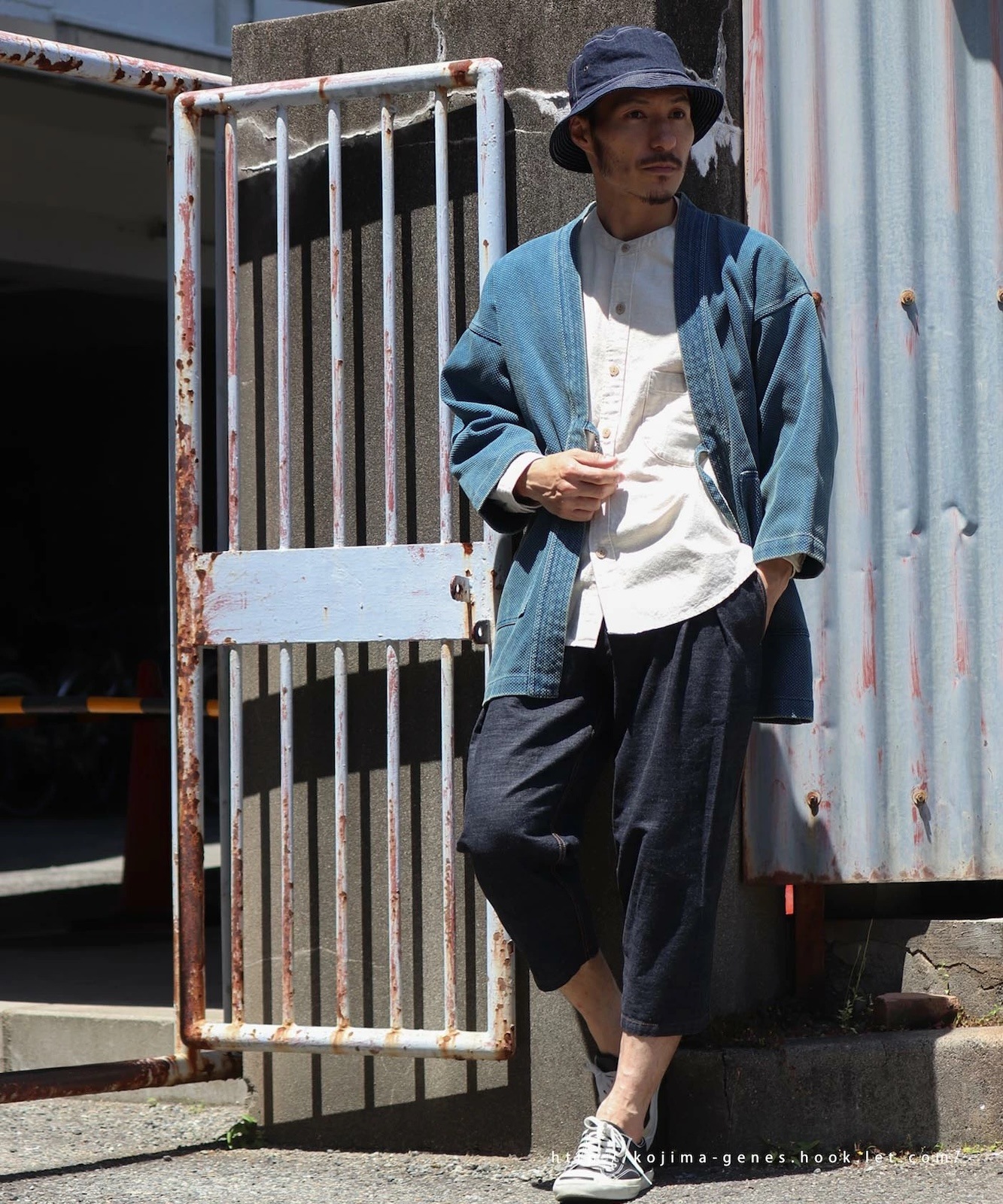 Sashiko Denim Hanten Usedwell / ɤҥǥ˥ȾŻ 桼ɥ