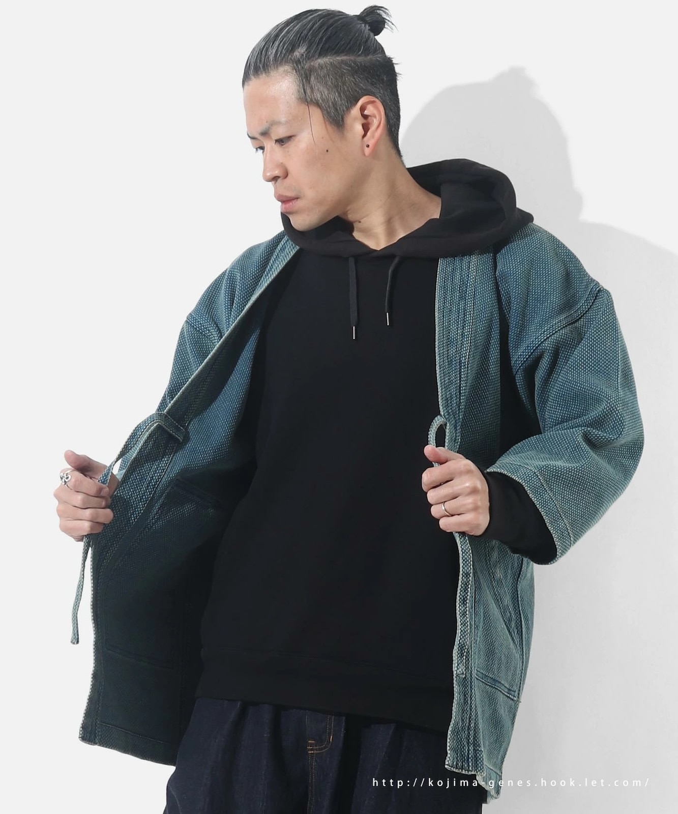 Sashiko Denim Hanten Usedwell / ɤҥǥ˥ȾŻ 桼ɥ