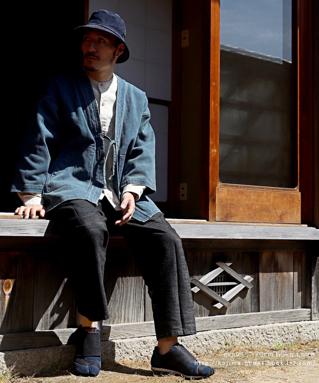 Sashiko Denim Hanten Usedwell / ɤҥǥ˥ȾŻ 桼ɥ