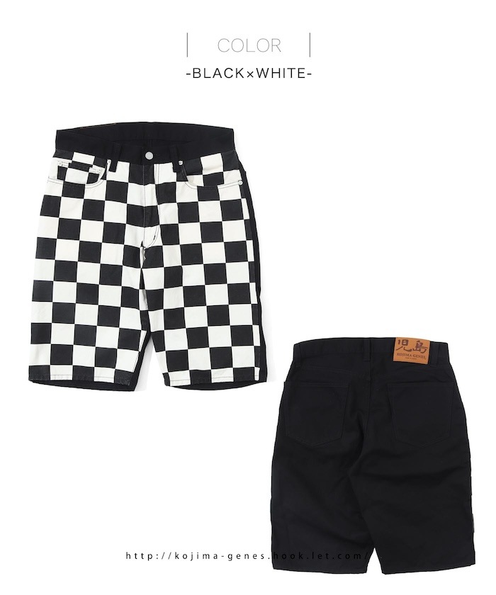 Block Check Combo Shorts / ブロックチェックコンボショーツ | Work