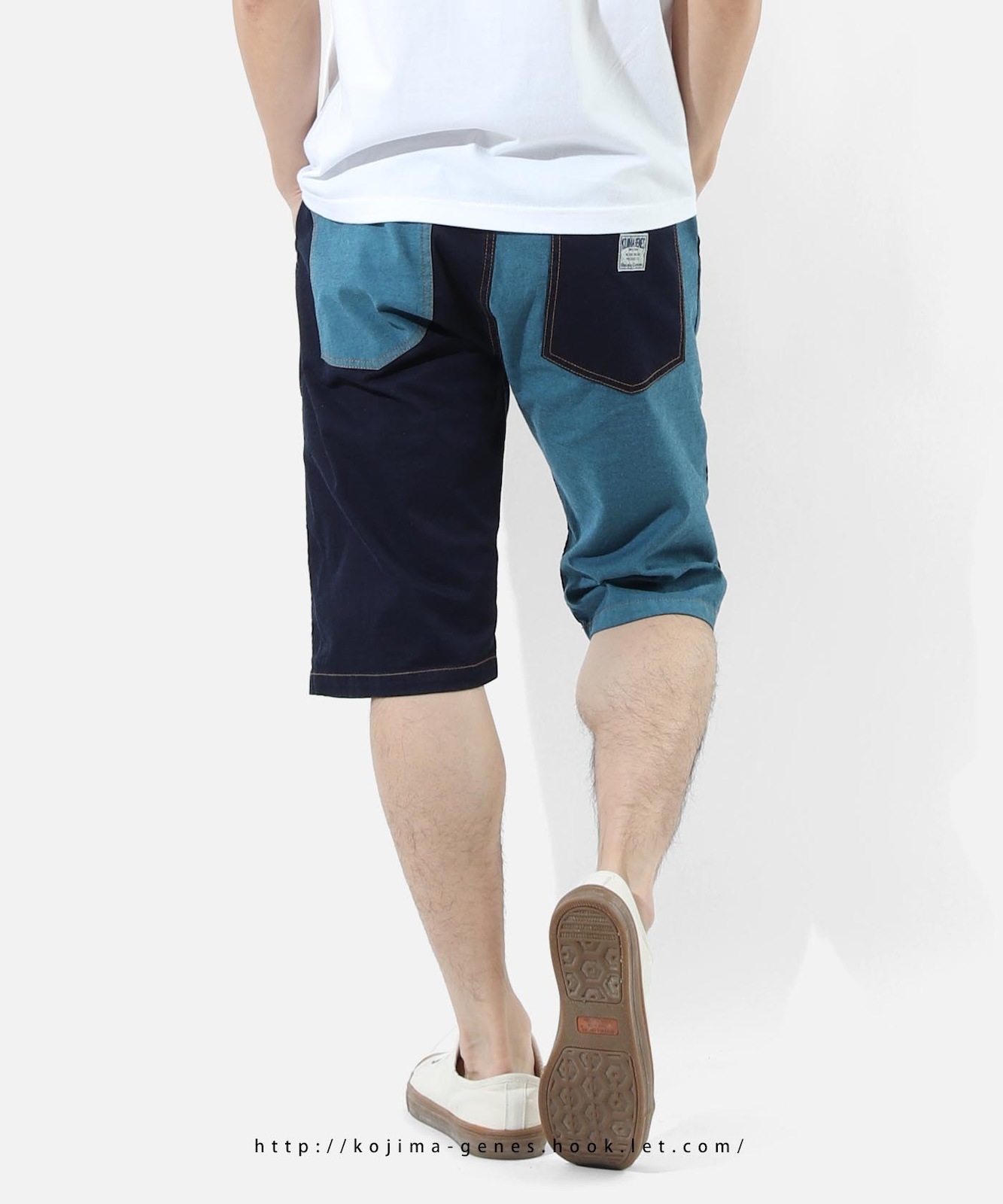 over dye multi shorts / オーバーダイマルチショートパンツ