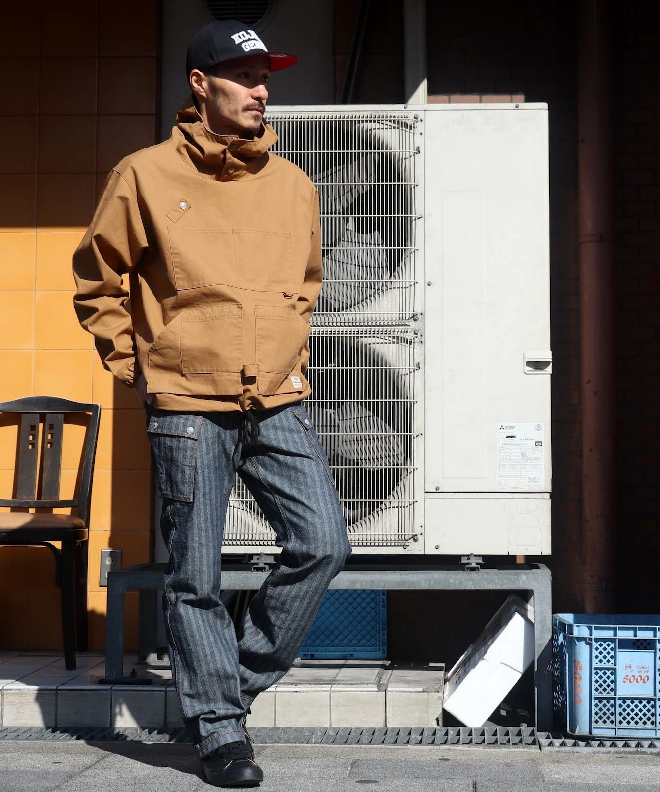 Herringbone Cargo Pants / ヘリンボーンカーゴパンツ