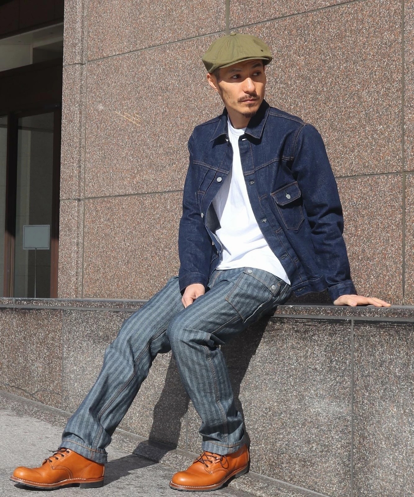 Herringbone Cargo Pants / ヘリンボーンカーゴパンツ