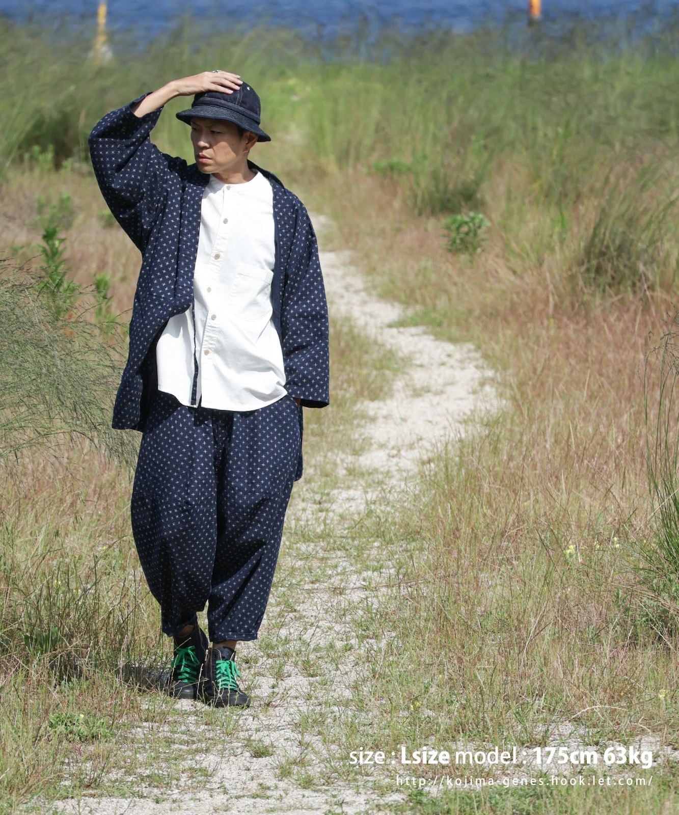 Kasuri Jyumonji Hanten by LELAX / 꽽ʸ ȾŻ by LELAX