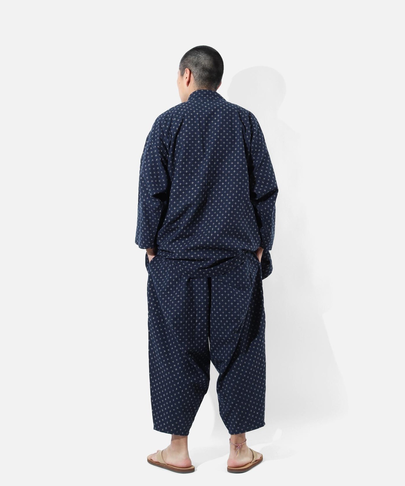 Kasuri Jyumonji Ballon Pants 2 by LELAX / 꽽ʸ Х롼ѥ2 by LELAX