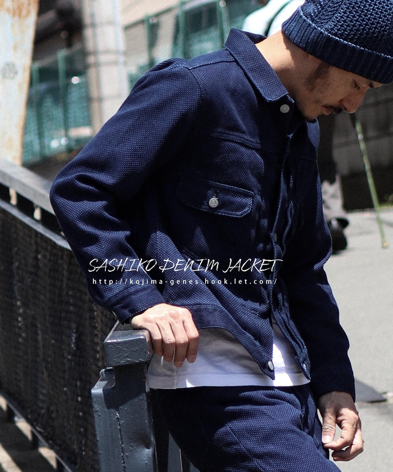 Sashiko Denim Jacket 2nd Type / 刺し子デニムジャケット 2ndタイプ