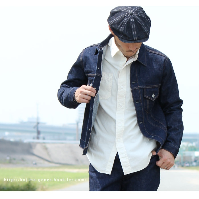 00s-日本製 KOJIMA GENES 児島ジーンズ デニムジャケット 3rd 15oz Selvedge Denim Jacket 3rd Model / 15ozセルビッチ デニム