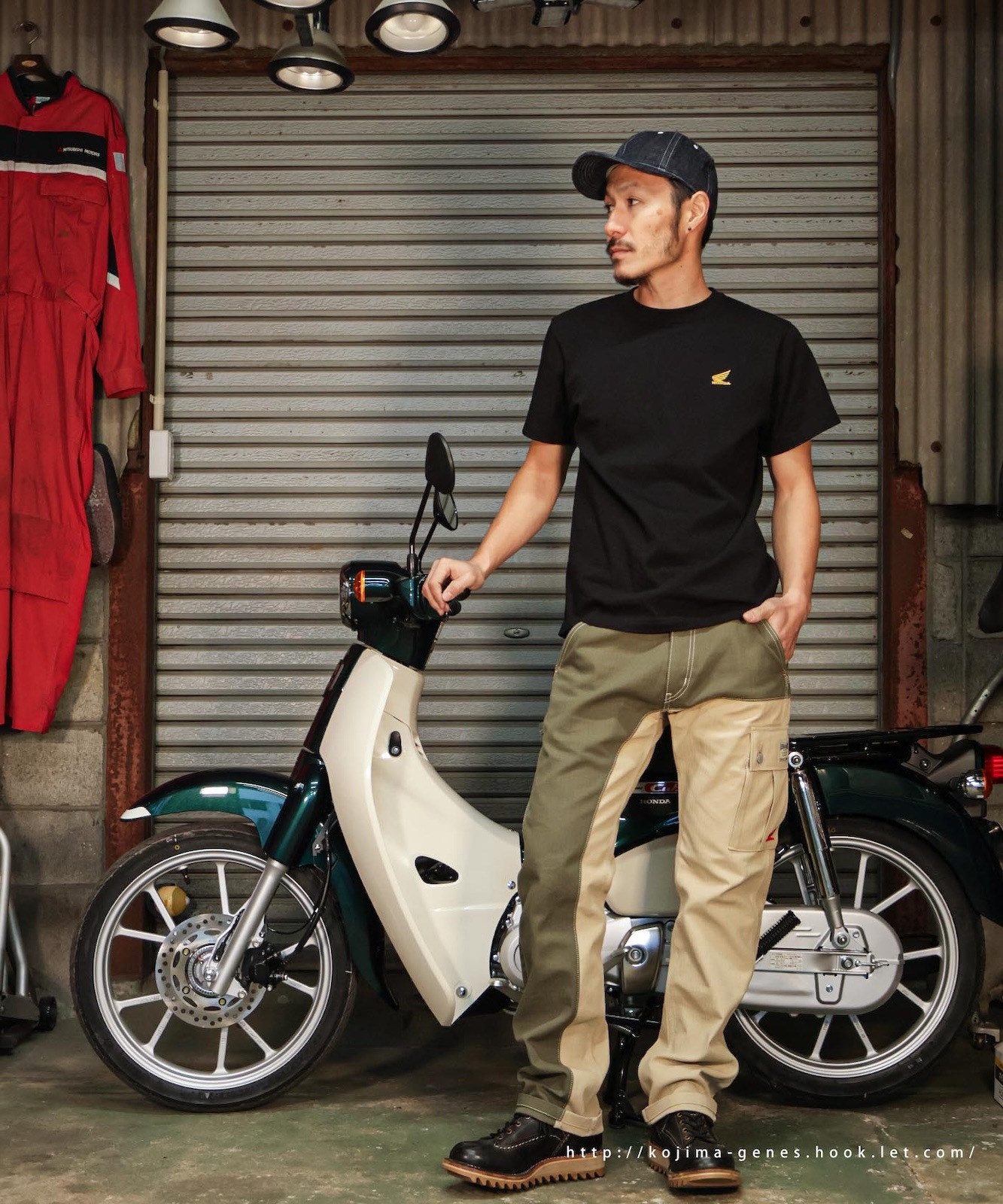 HONDA Collab Super Cub T-shirt / ホンダコラボ スーパーカブTシャツ