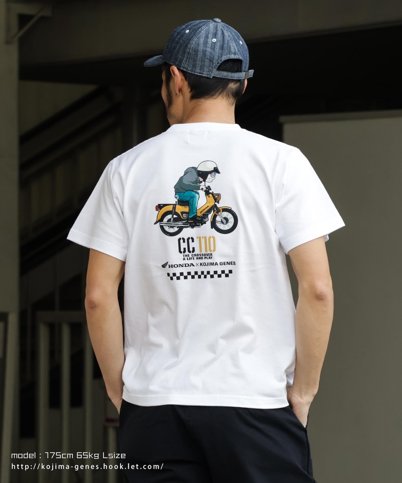 HONDA Collab Cross Cub T-shirt / ホンダコラボ クロスカブTシャツ