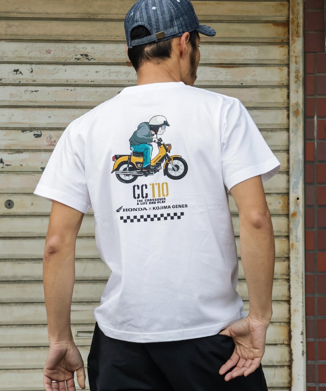 HONDA Collab Cross Cub T-shirt / ホンダコラボ クロスカブTシャツ