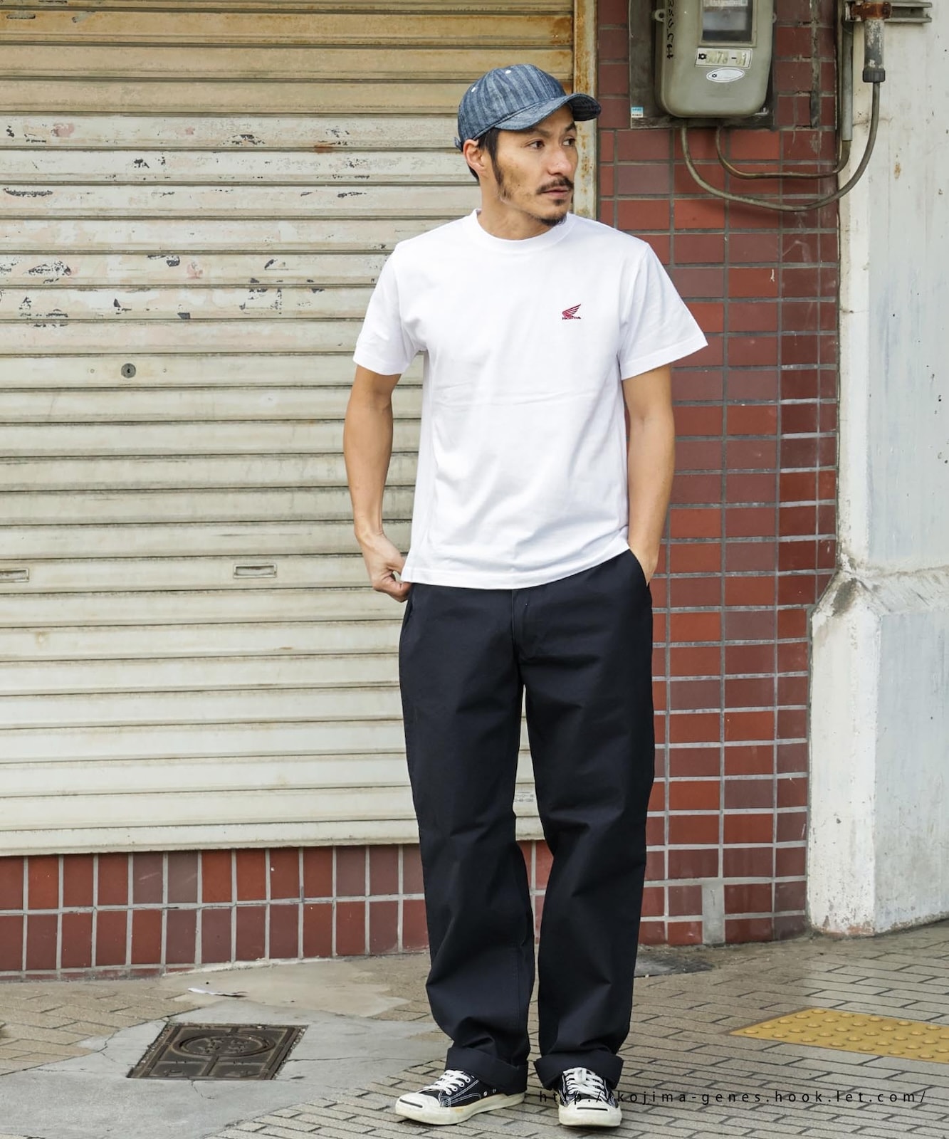 HONDA Collab Cross Cub T-shirt / ホンダコラボ クロスカブTシャツ