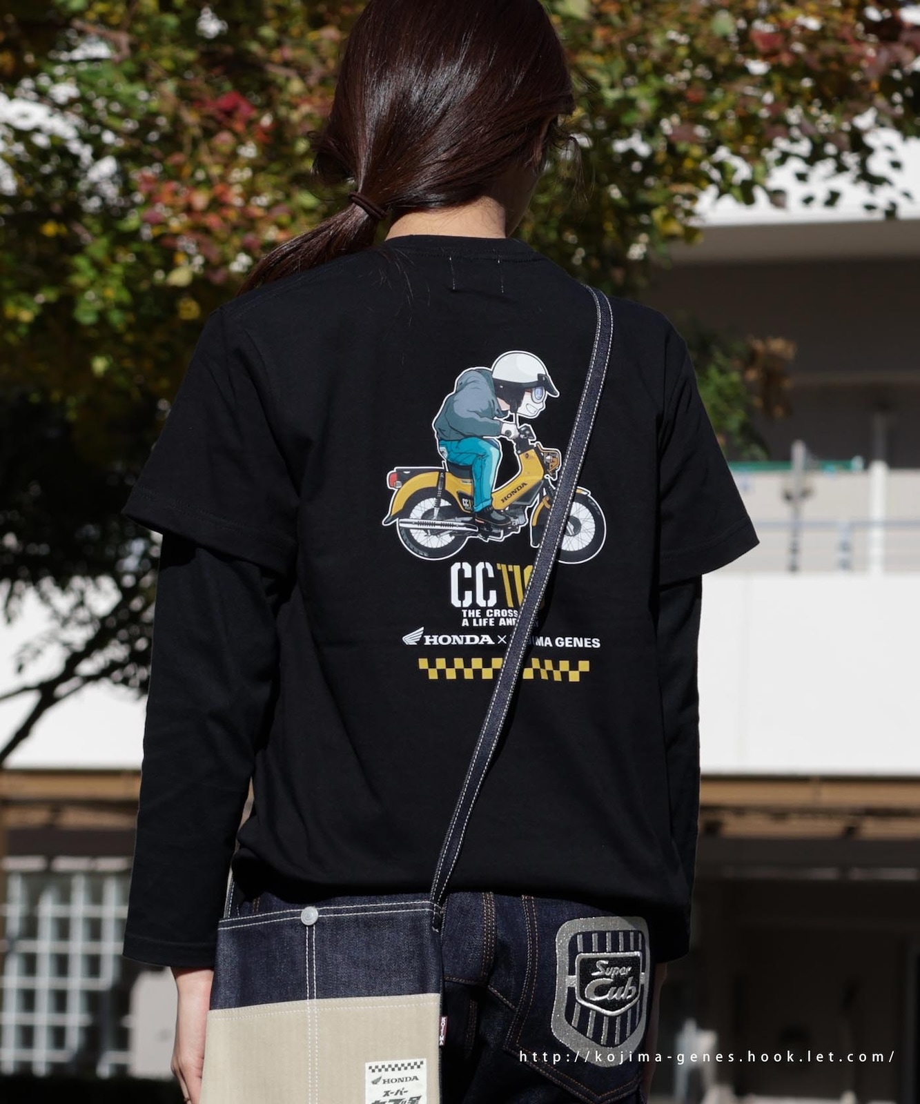 HONDA Collab Cross Cub T-shirt / ホンダコラボ クロスカブTシャツ