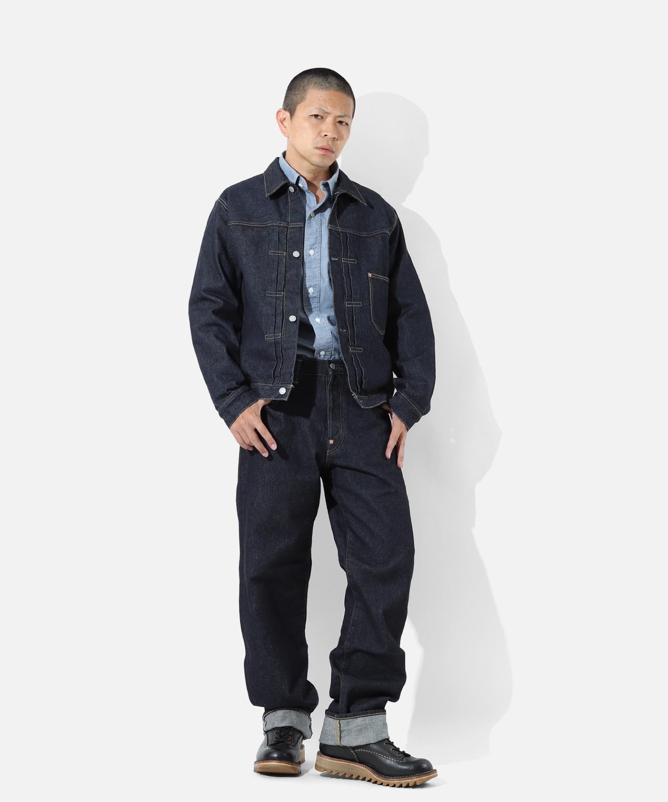 17oz Left Hand Twill Selvedge Cowboy Straight /17oz左綾セルビッチ
