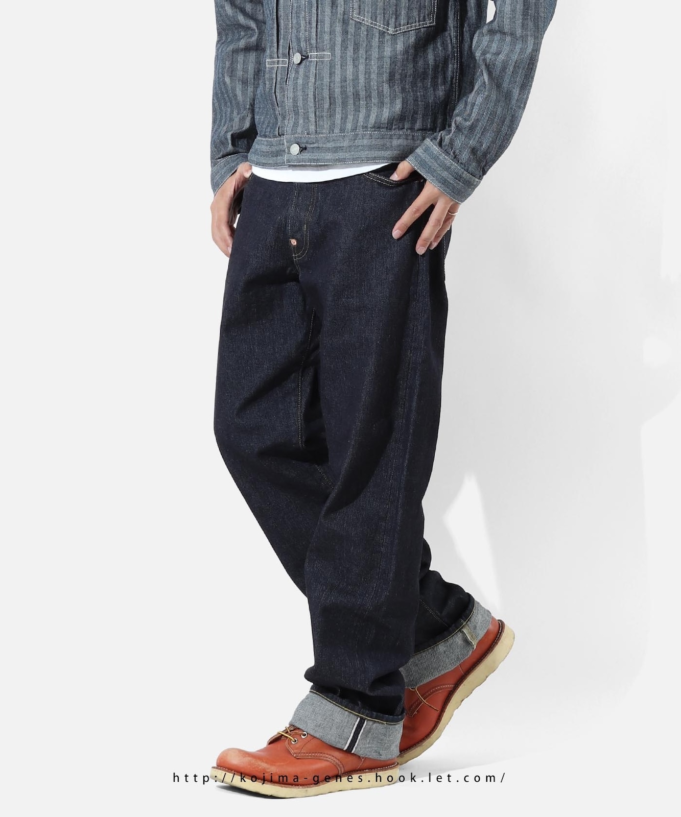 17oz Left Hand Twill Selvedge Cowboy Straight /17oz左綾セルビッチ