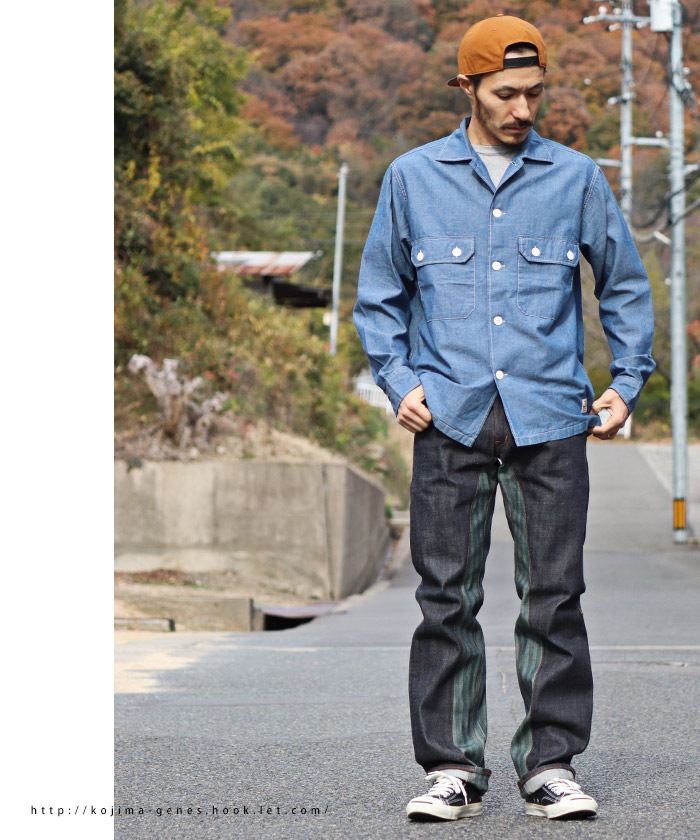 herringbone monkey combo pants / ヘリンボーンモンキーコンボ