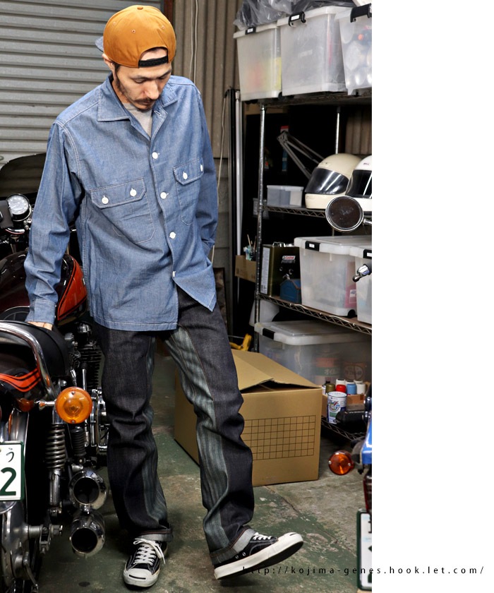 Herringbone Monkey Combo Pants / إܡ󥭡ܥѥ