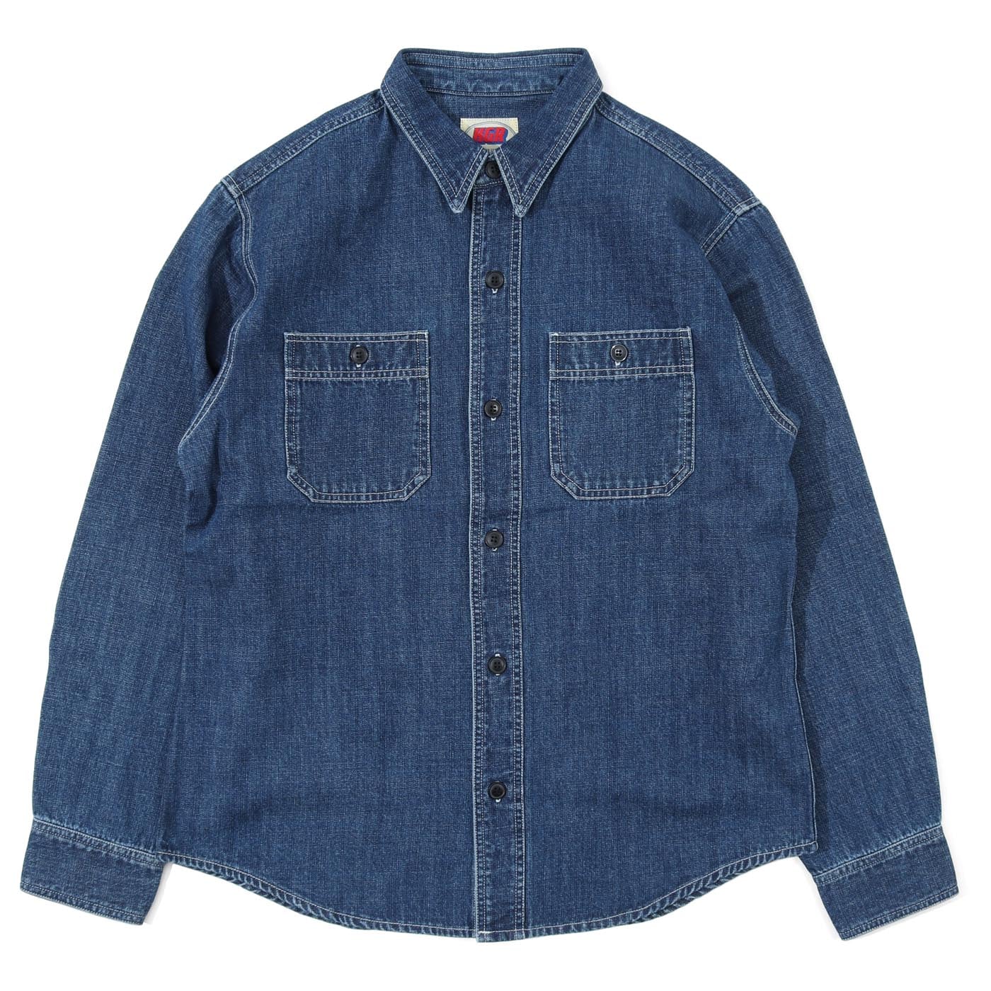 Denim Work Shirt Usedwell by KGR / デニムワークシャツ ユーズド
